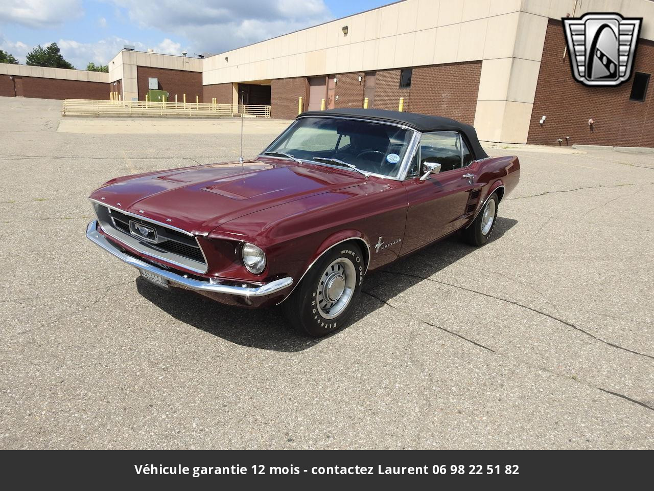 Ford Mustang V8 289 1967 prix tout compris