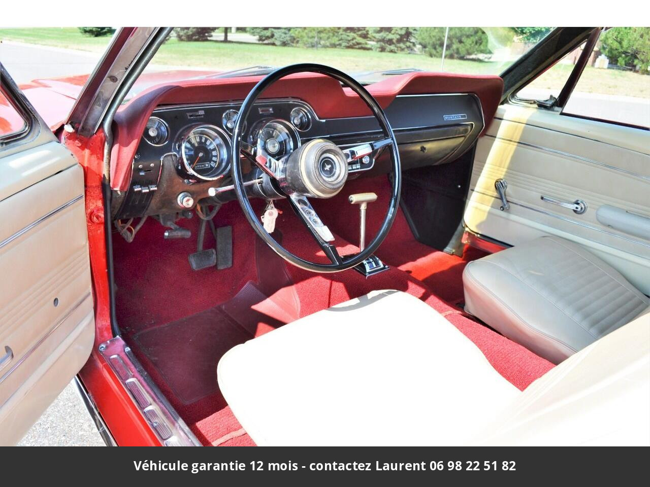 Ford Mustang V8 289 1967 prix tout compris