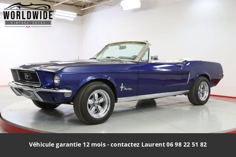 Ford Mustang 289 v8 1968 prix tout compris