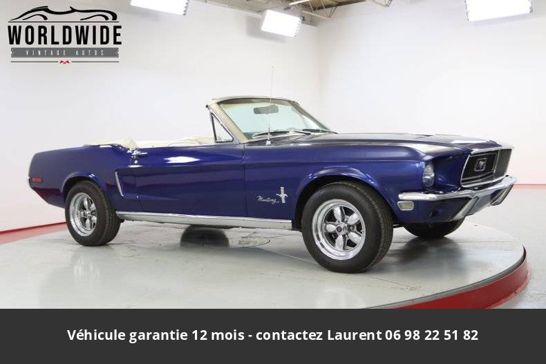 Ford Mustang 289 v8 1968 prix tout compris