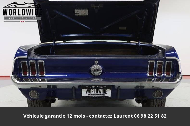 Ford Mustang 289 v8 1968 prix tout compris