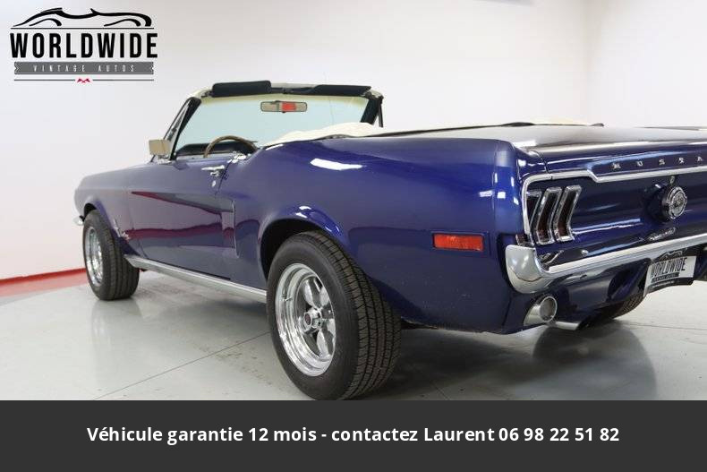 Ford Mustang 289 v8 1968 prix tout compris