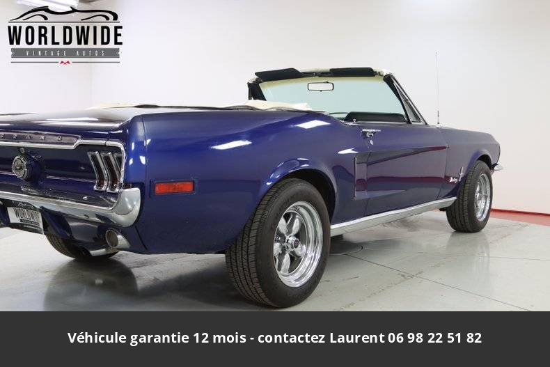 Ford Mustang 289 v8 1968 prix tout compris