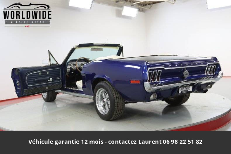 Ford Mustang 289 v8 1968 prix tout compris