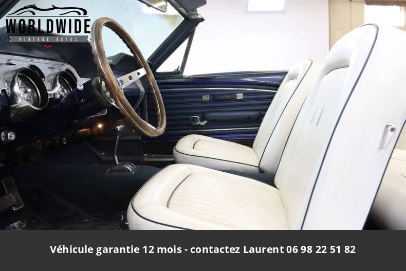 Ford Mustang 289 v8 1968 prix tout compris