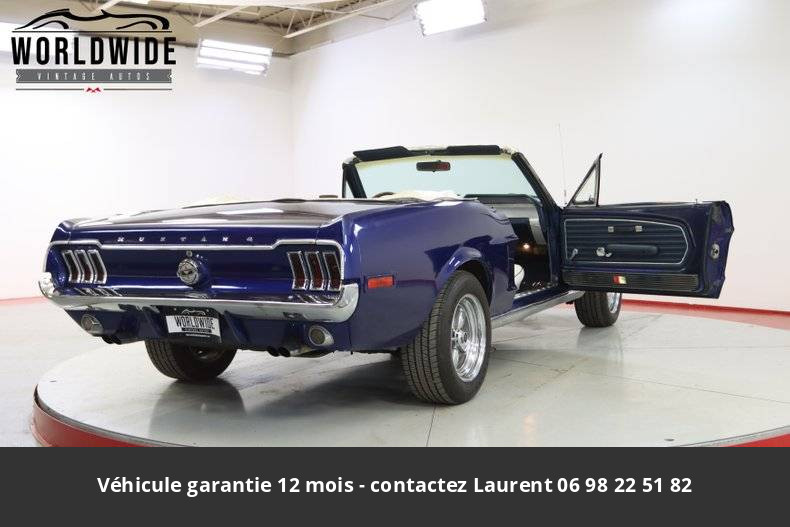 Ford Mustang 289 v8 1968 prix tout compris