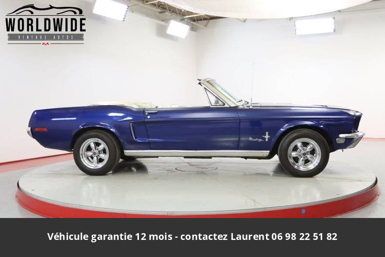 Ford Mustang 289 v8 1968 prix tout compris