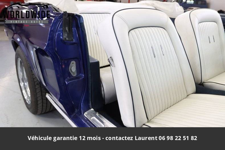 Ford Mustang 289 v8 1968 prix tout compris