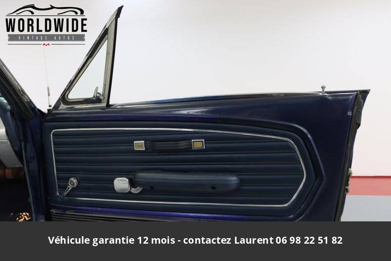 Ford Mustang 289 v8 1968 prix tout compris