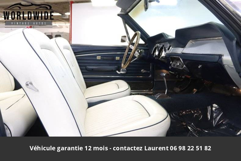 Ford Mustang 289 v8 1968 prix tout compris