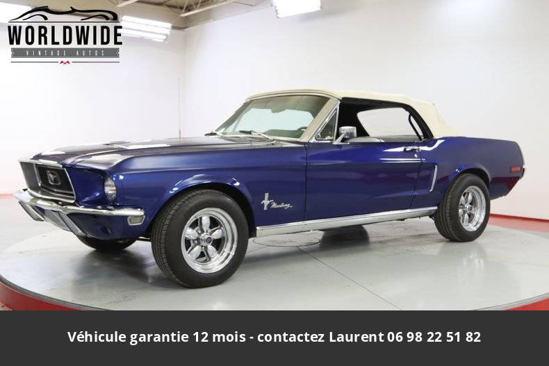 Ford Mustang 289 v8 1968 prix tout compris