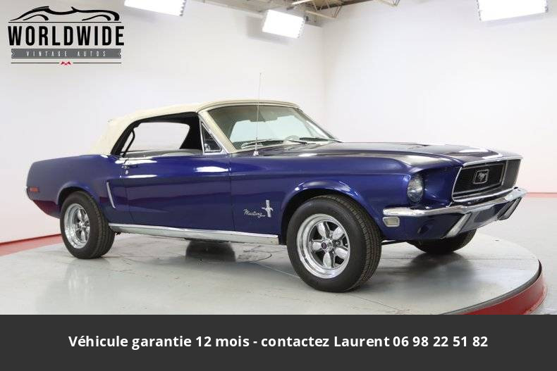 Ford Mustang 289 v8 1968 prix tout compris