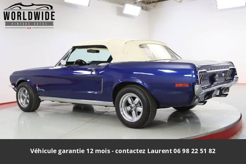 Ford Mustang 289 v8 1968 prix tout compris