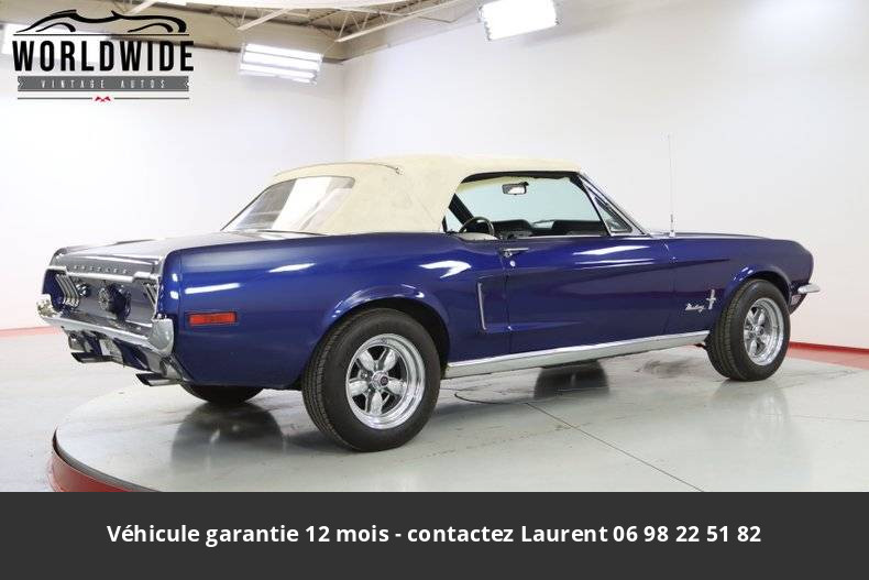 Ford Mustang 289 v8 1968 prix tout compris