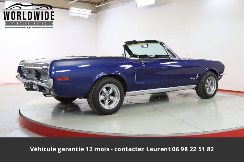 Ford Mustang 289 v8 1968 prix tout compris