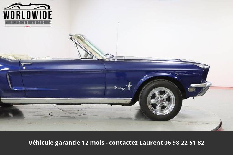 Ford Mustang 289 v8 1968 prix tout compris