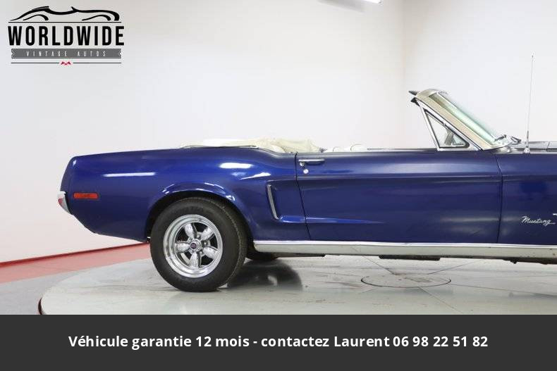 Ford Mustang 289 v8 1968 prix tout compris