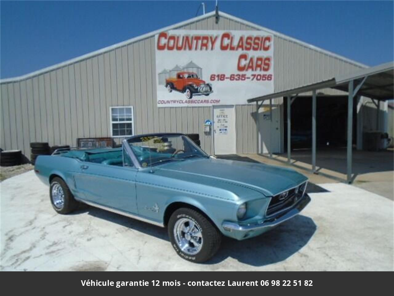 Ford Mustang V8 289 1968 prix tout compris