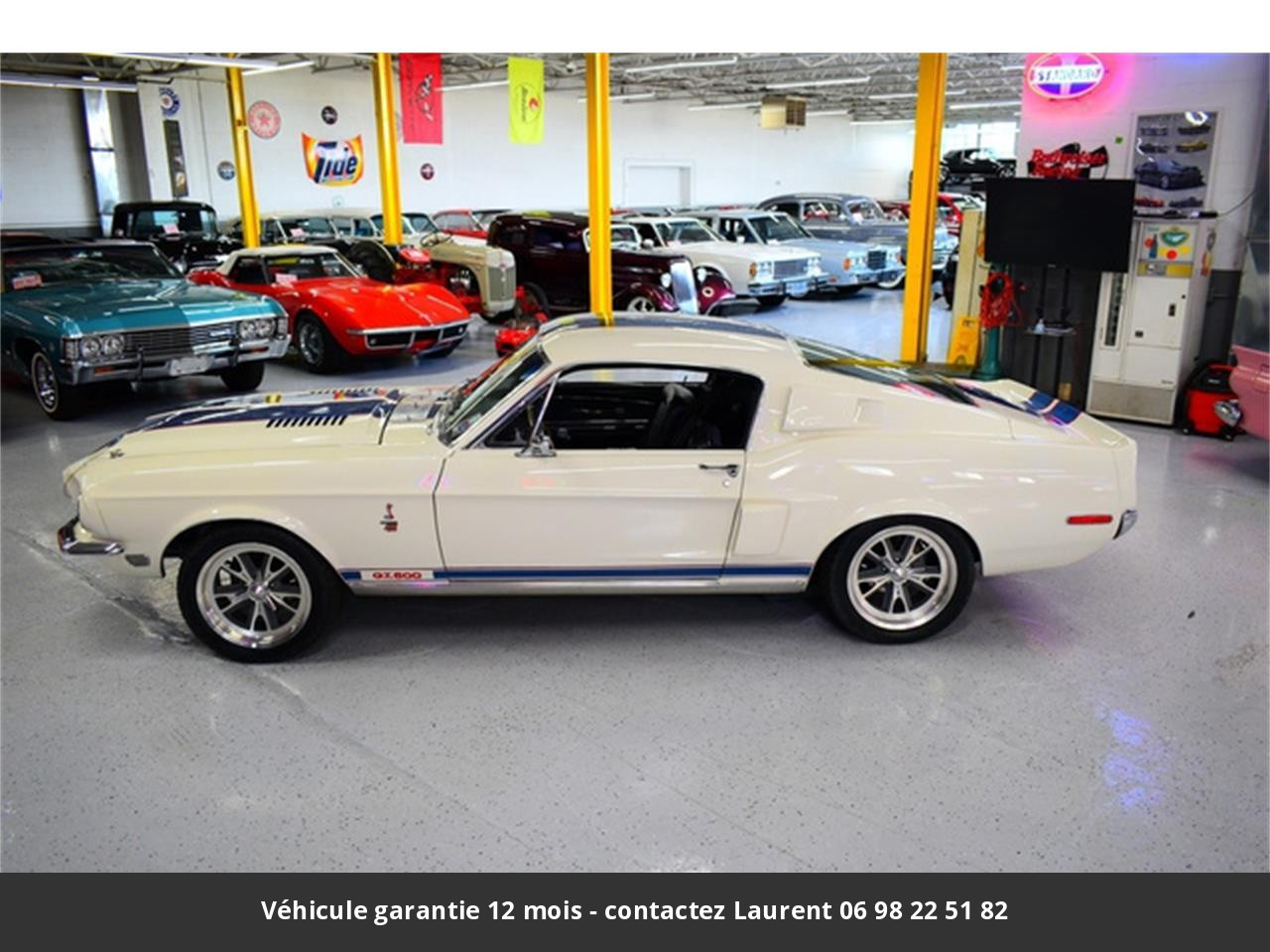 Ford Mustang Gt500 signée carroll shelby n° 1416 cobra le mans 390 ci  s code matching 1968 prix tout compris