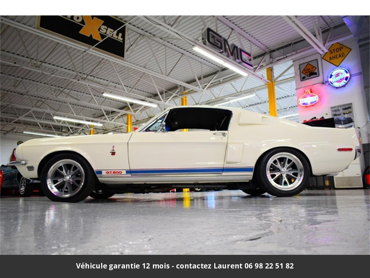 Ford Mustang Gt500 signée carroll shelby n° 1416 cobra le mans 390 ci  s code matching 1968 prix tout compris