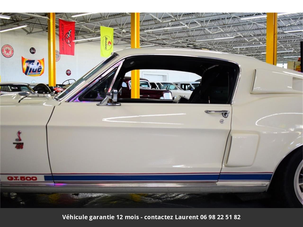 Ford Mustang Gt500 signée carroll shelby n° 1416 cobra le mans 390 ci  s code matching 1968 prix tout compris