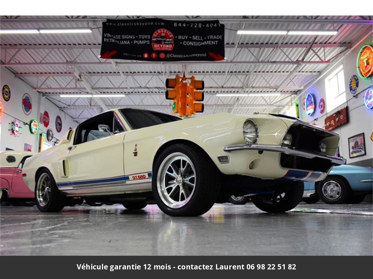 Ford Mustang Gt500 signée carroll shelby n° 1416 cobra le mans 390 ci  s code matching 1968 prix tout compris