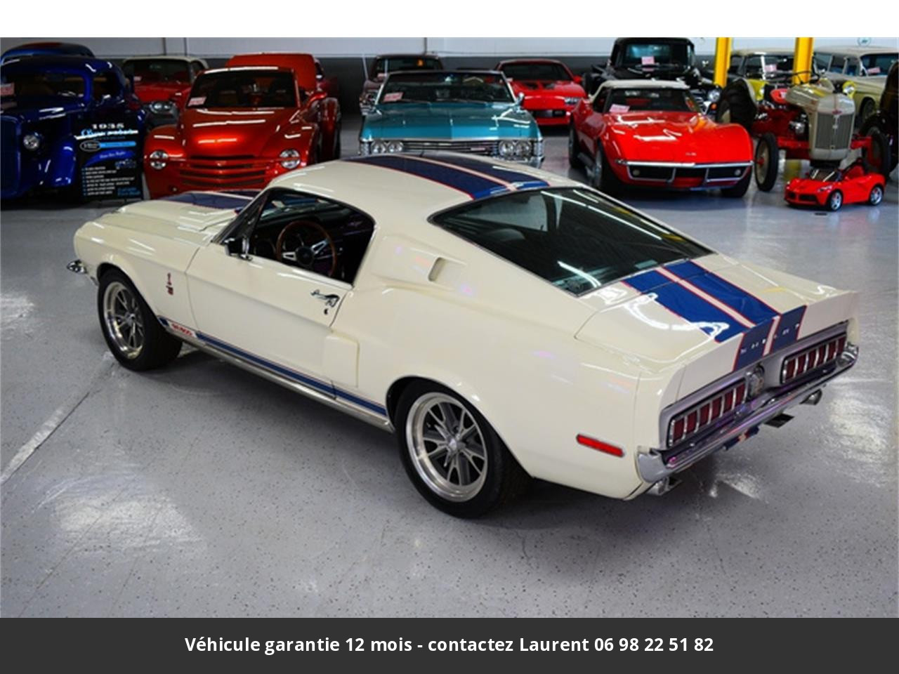 Ford Mustang Gt500 signée carroll shelby n° 1416 cobra le mans 390 ci  s code matching 1968 prix tout compris