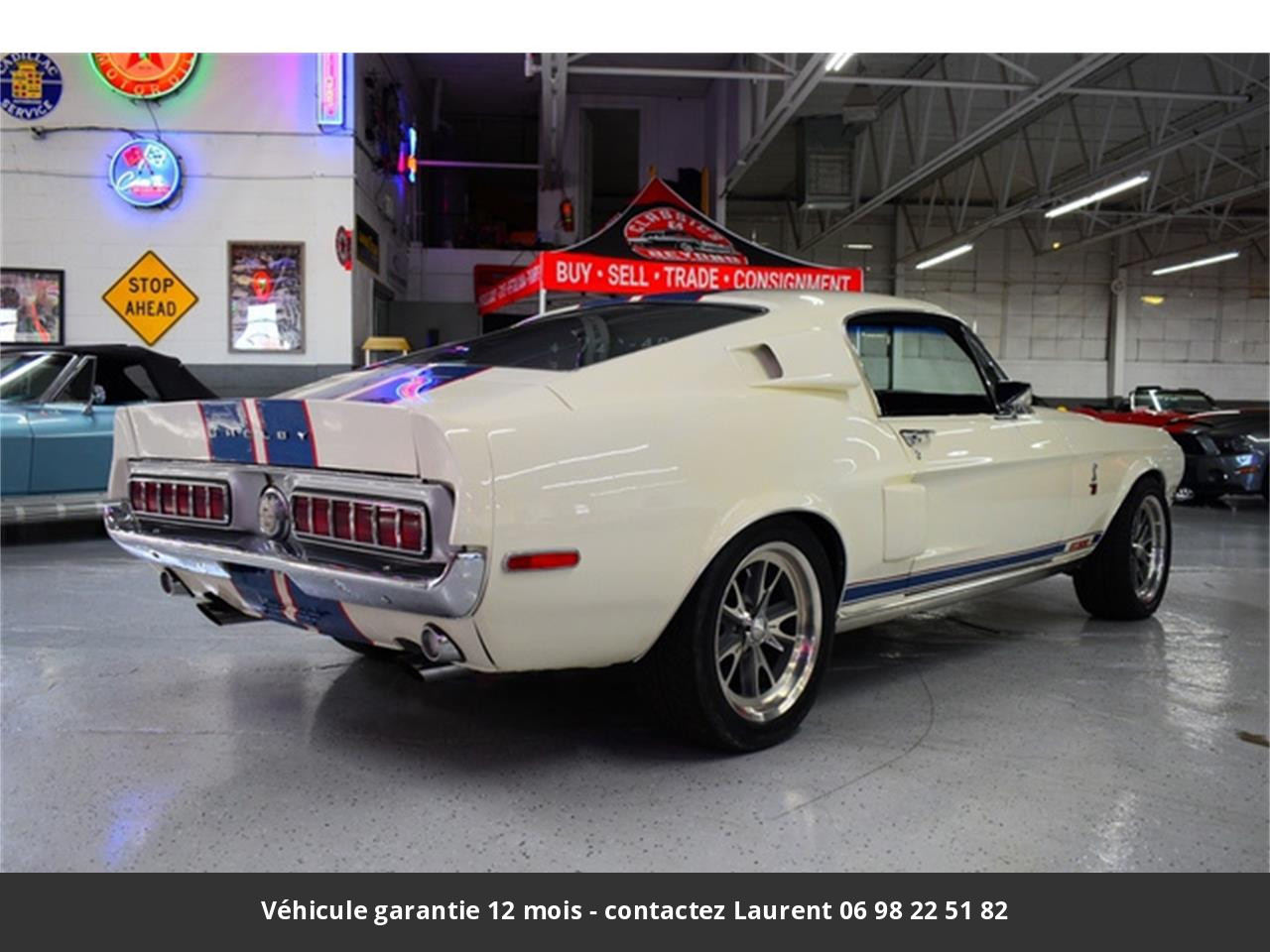 Ford Mustang Gt500 signée carroll shelby n° 1416 cobra le mans 390 ci  s code matching 1968 prix tout compris