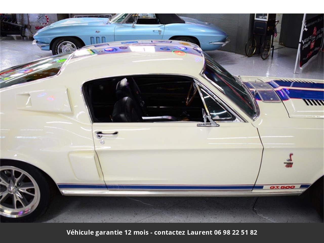 Ford Mustang Gt500 signée carroll shelby n° 1416 cobra le mans 390 ci  s code matching 1968 prix tout compris