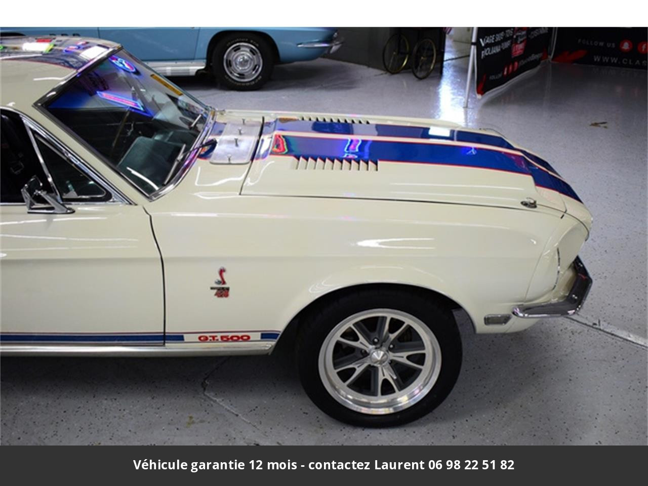 Ford Mustang Gt500 signée carroll shelby n° 1416 cobra le mans 390 ci  s code matching 1968 prix tout compris