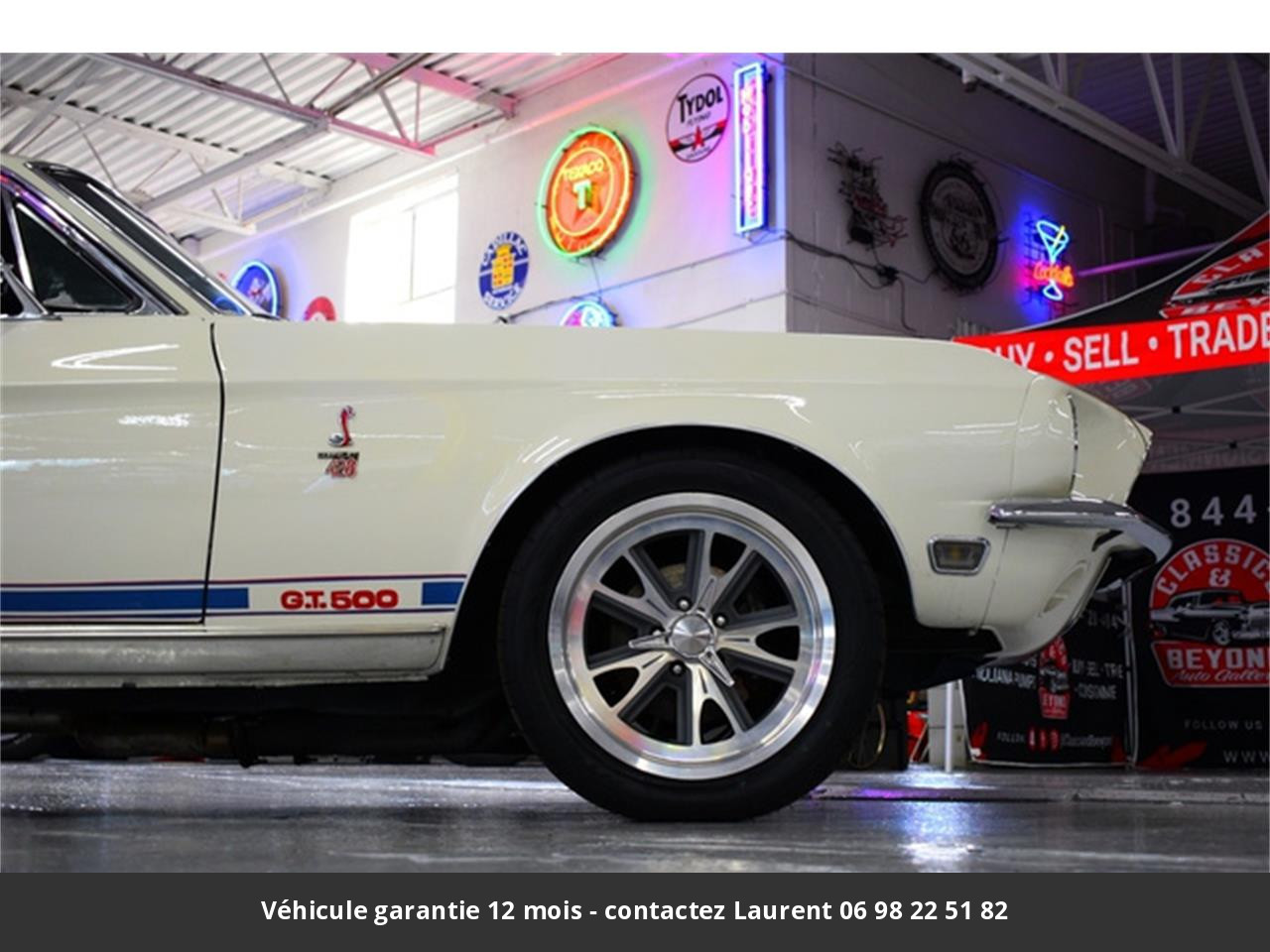 Ford Mustang Gt500 signée carroll shelby n° 1416 cobra le mans 390 ci  s code matching 1968 prix tout compris