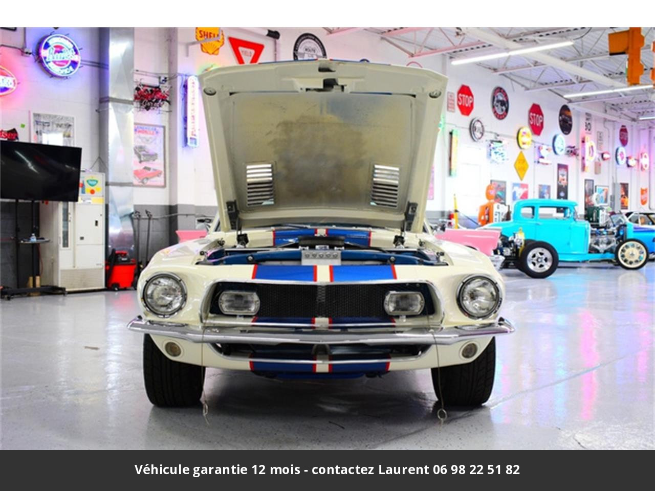Ford Mustang Gt500 signée carroll shelby n° 1416 cobra le mans 390 ci  s code matching 1968 prix tout compris