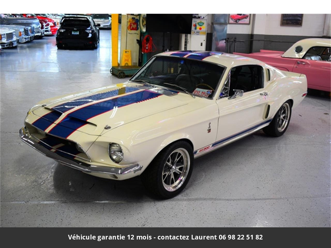 Ford Mustang Gt500 signée carroll shelby n° 1416 cobra le mans 390 ci  s code matching 1968 prix tout compris