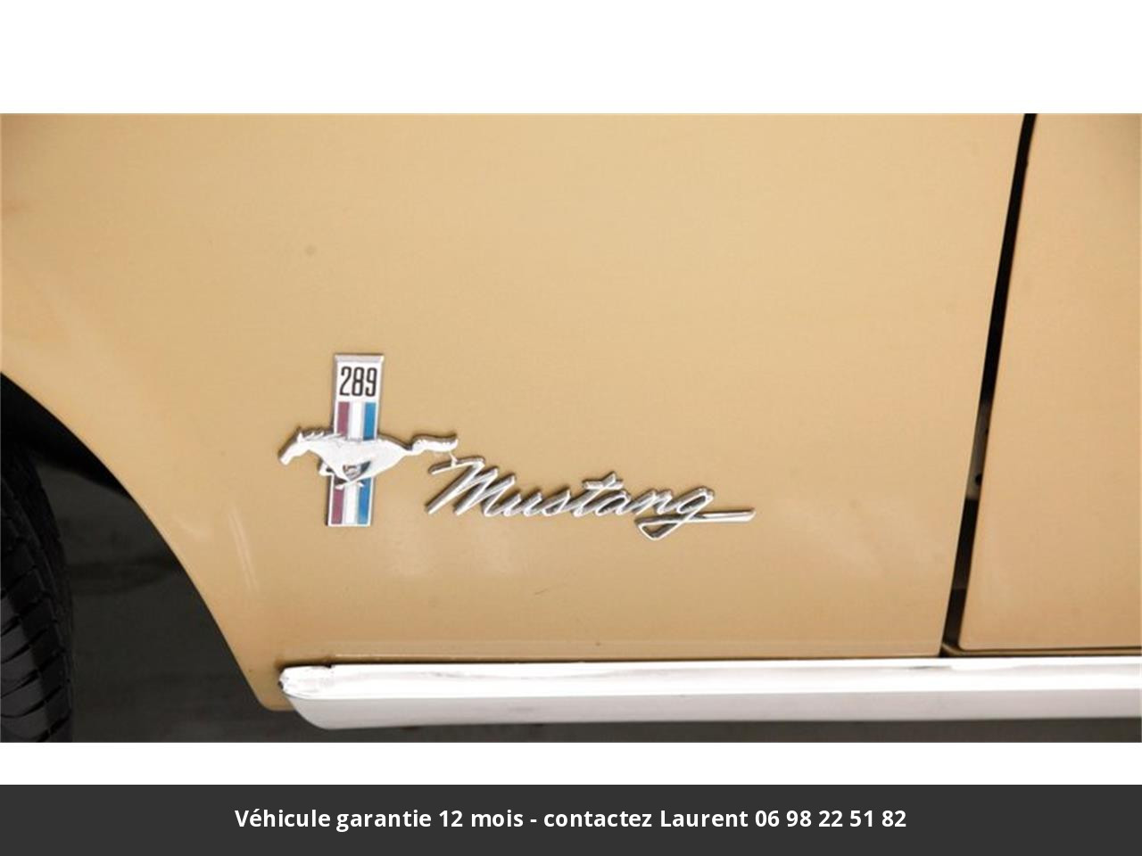 Ford Mustang 289ci v8  1968 prix tout compris