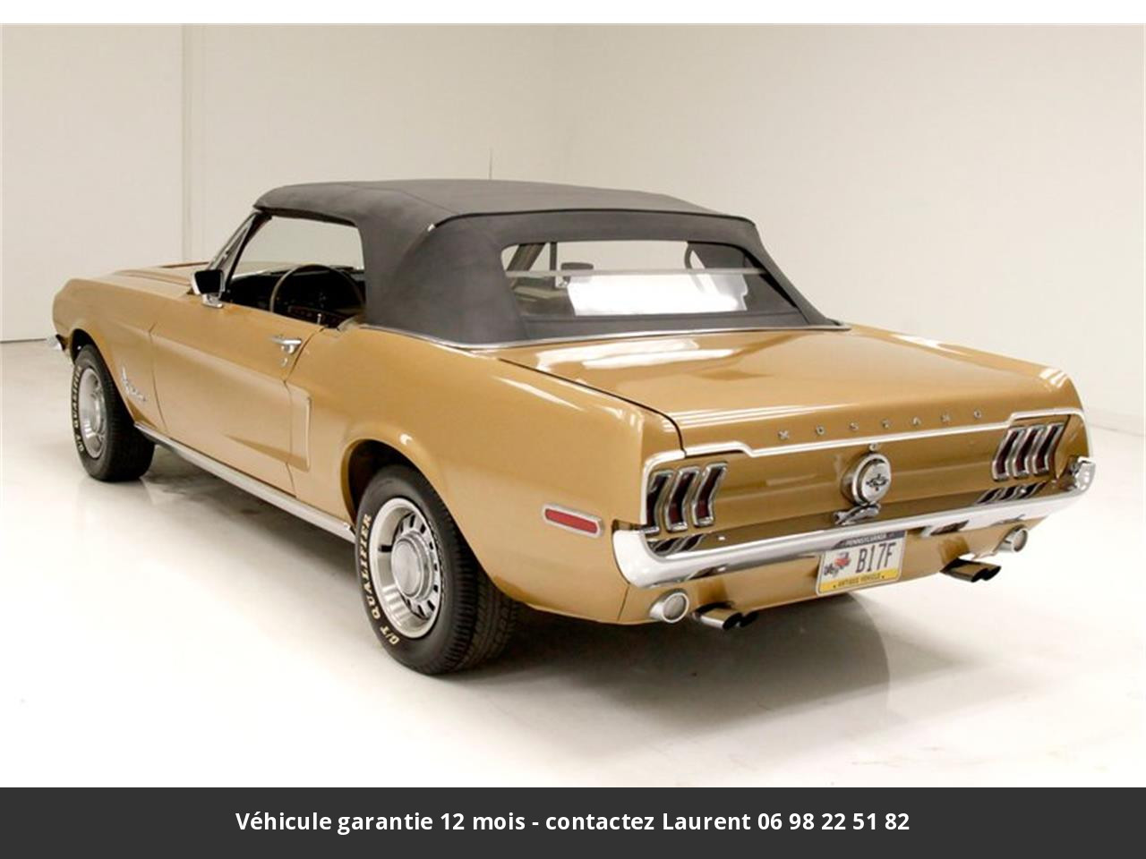 Ford Mustang 289ci v8  1968 prix tout compris