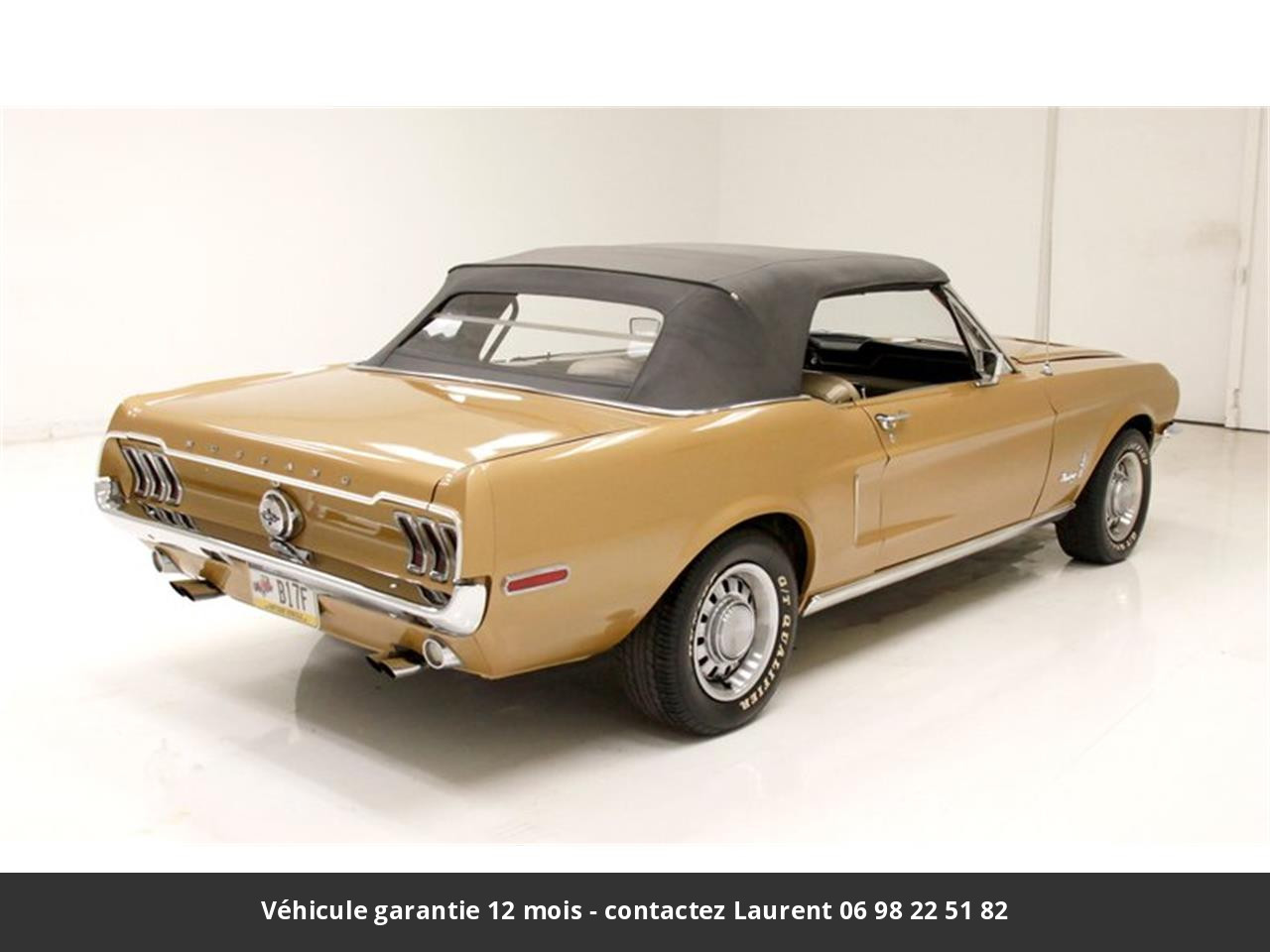 Ford Mustang 289ci v8  1968 prix tout compris