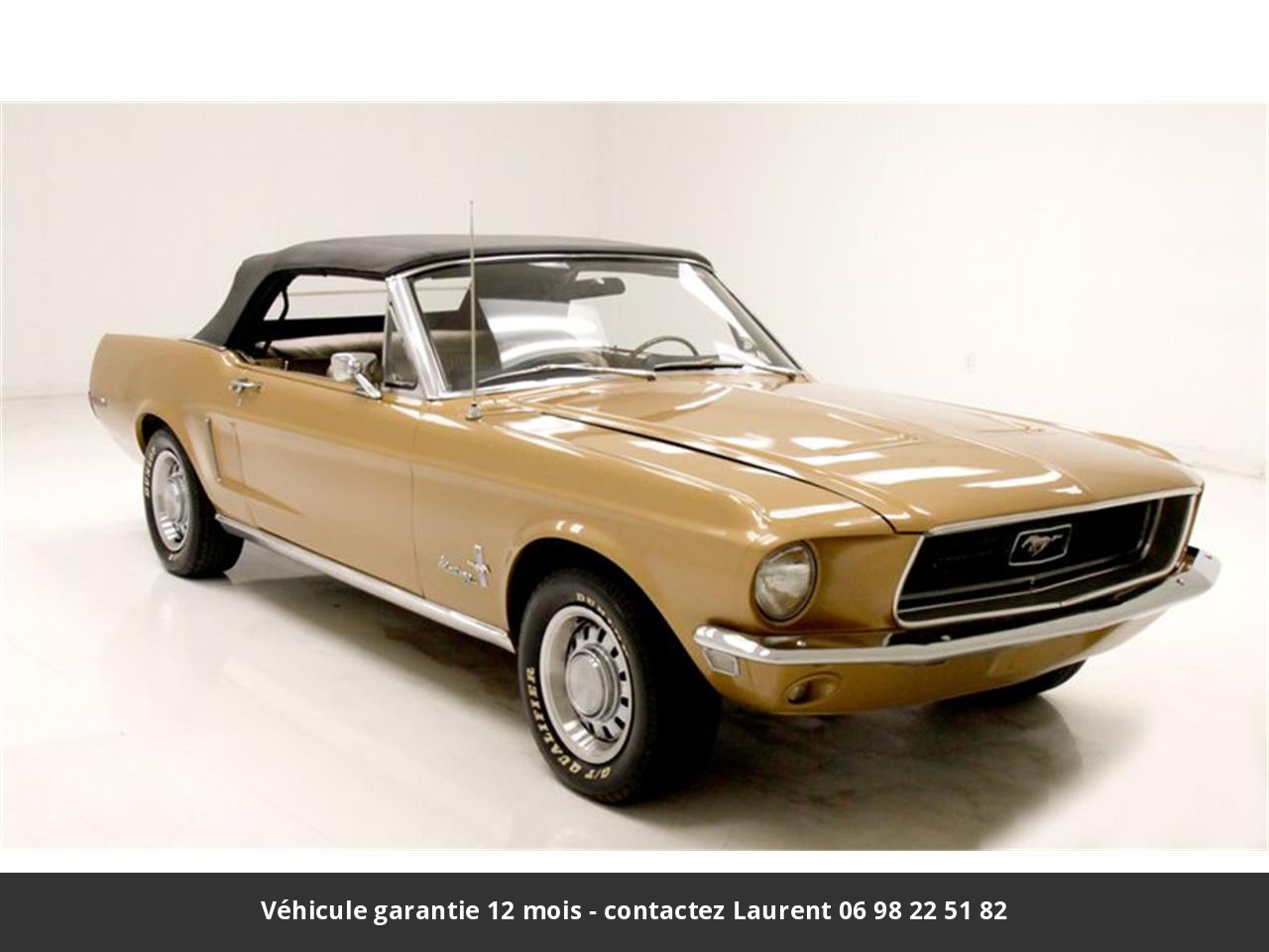 Ford Mustang 289ci v8  1968 prix tout compris