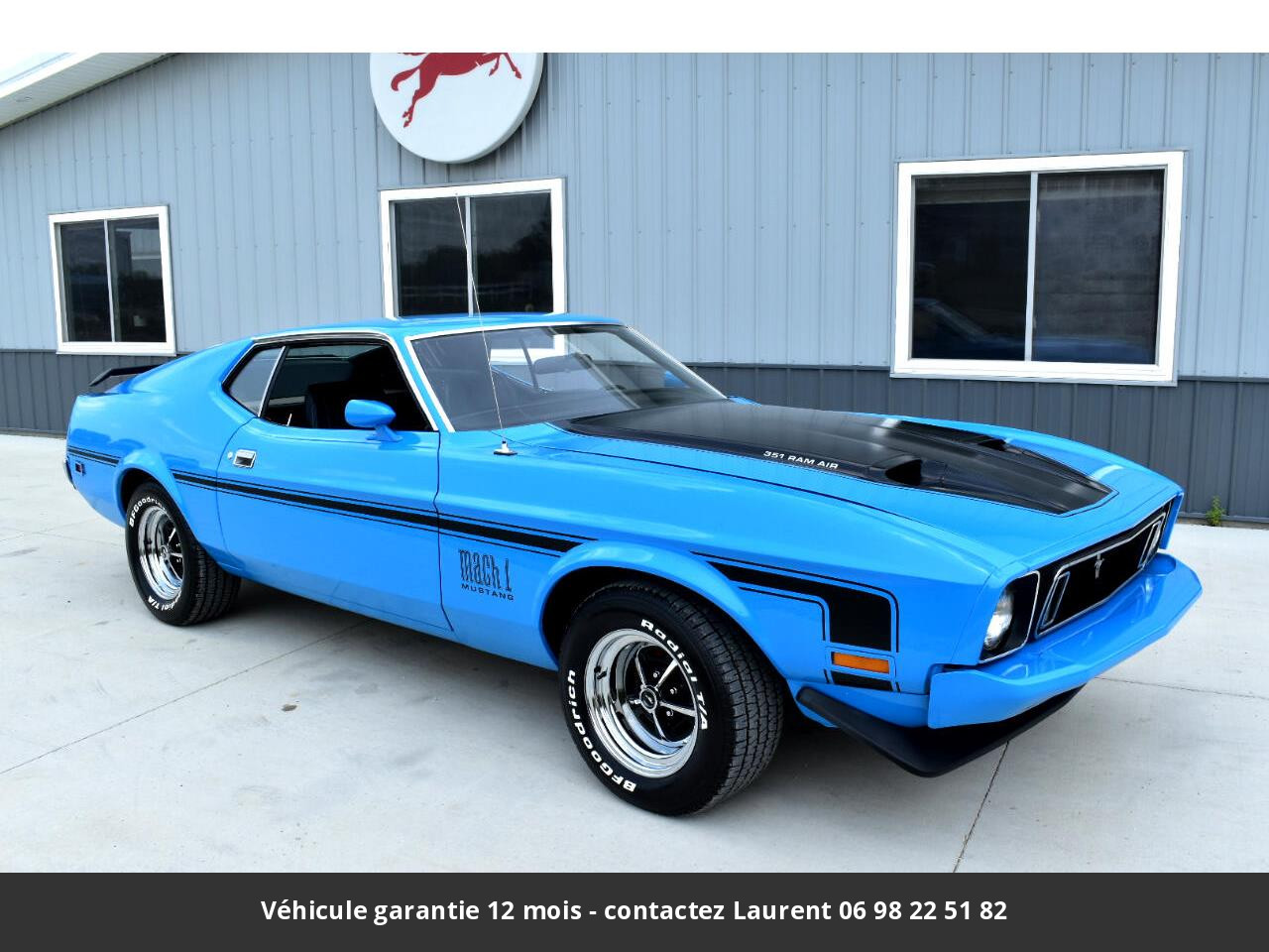 Ford Mustang V8 q code 351 cleveland 4 corps 1973 prix tout compris