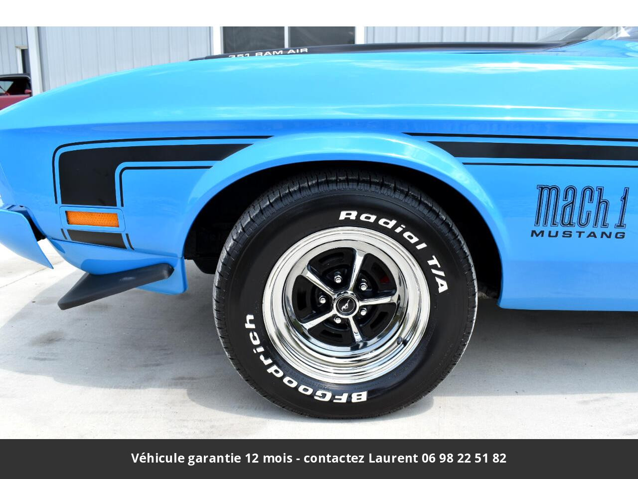 Ford Mustang V8 q code 351 cleveland 4 corps 1973 prix tout compris