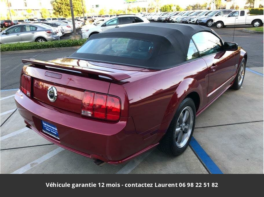 ford mustang Gt deluxe convertible  2005 prix tout compris hors homologation 4500 €