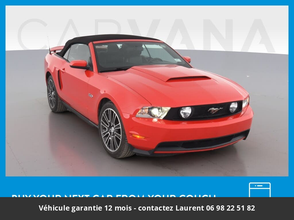 ford mustang 5.0l gt premium convertible 2011 prix tout compris hors homologation 4500 €