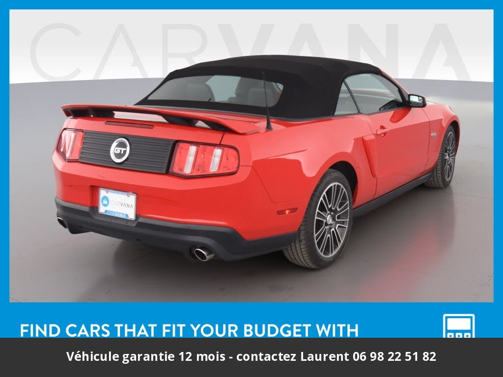 ford mustang 5.0l gt premium convertible 2011 prix tout compris hors homologation 4500 €