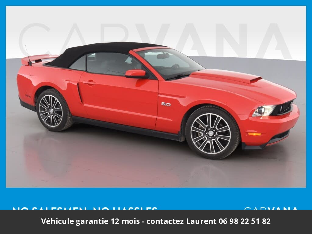 ford mustang 5.0l gt premium convertible 2011 prix tout compris hors homologation 4500 €