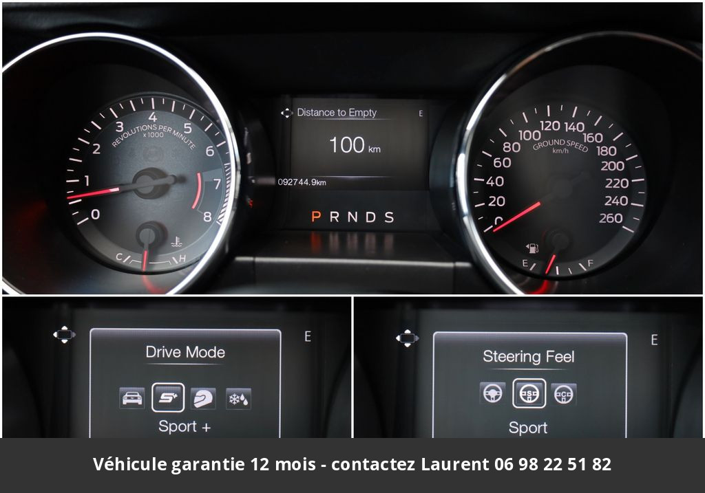 Ford Mustang Pack shelby tout compris hors homologation 4500e