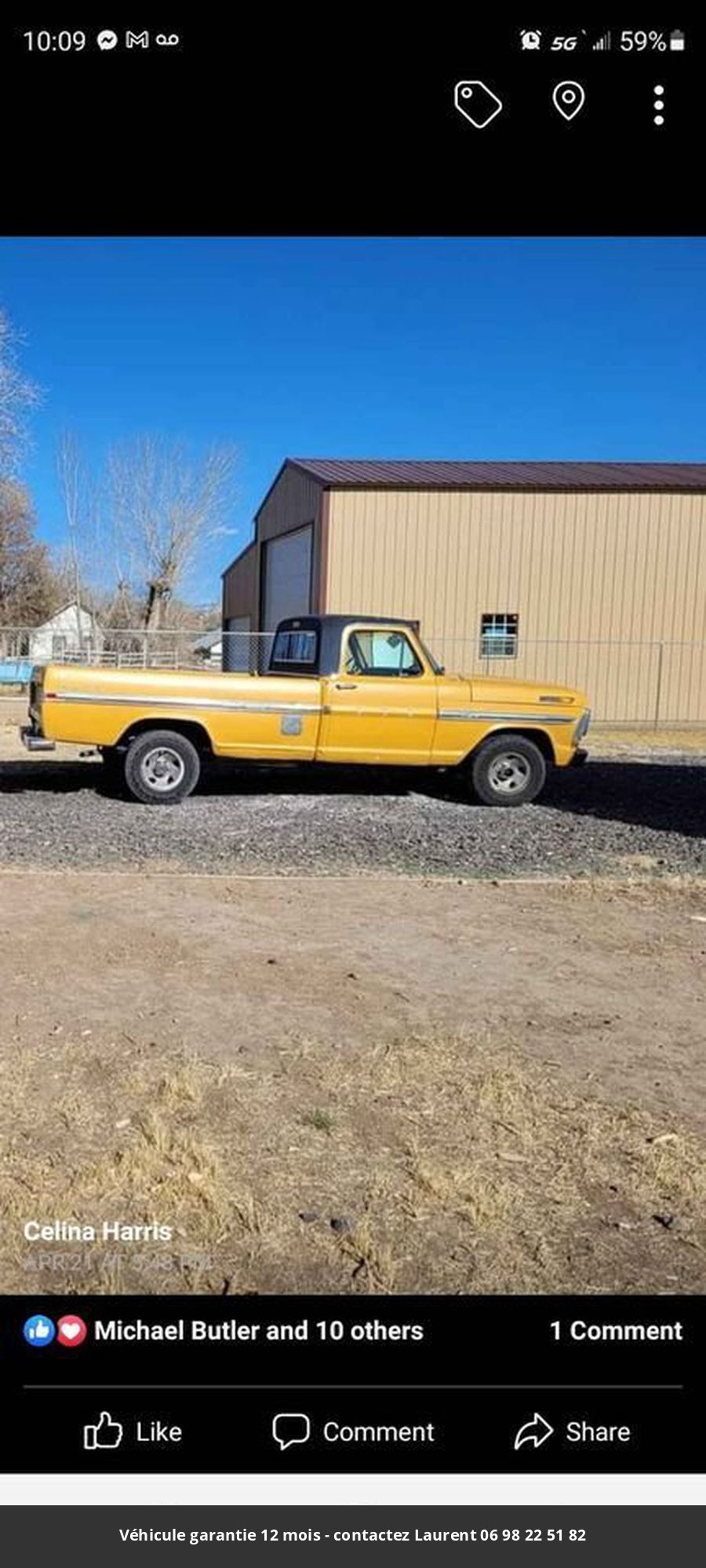 Ford Ranger 1971 prix tout compris