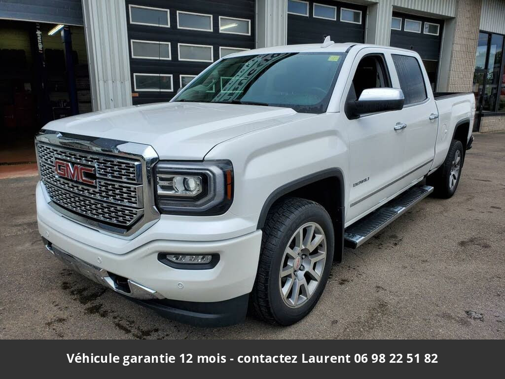 gmc sierra  355 hp 5.3l v8 2016 1500 denali crew cab 4wd prix tout compris hors homologation 4500 €