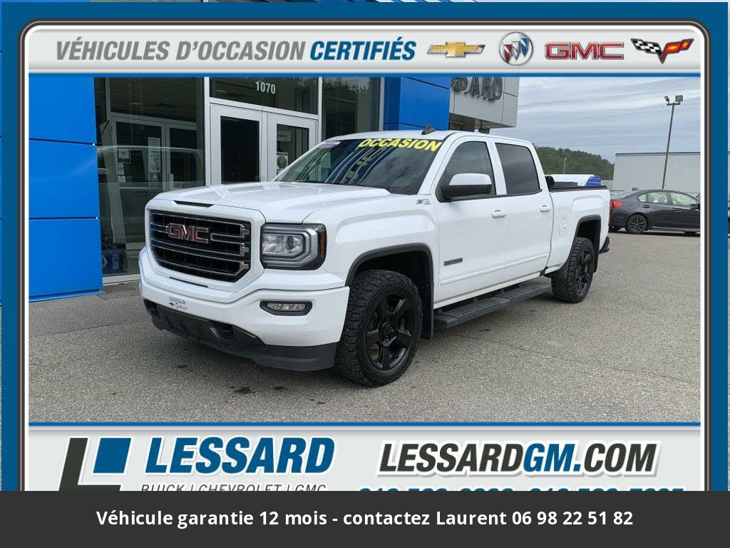 gmc sierra 1500 sle crew cab lb 4wd 2018 prix tout compris hors homologation 4500 €