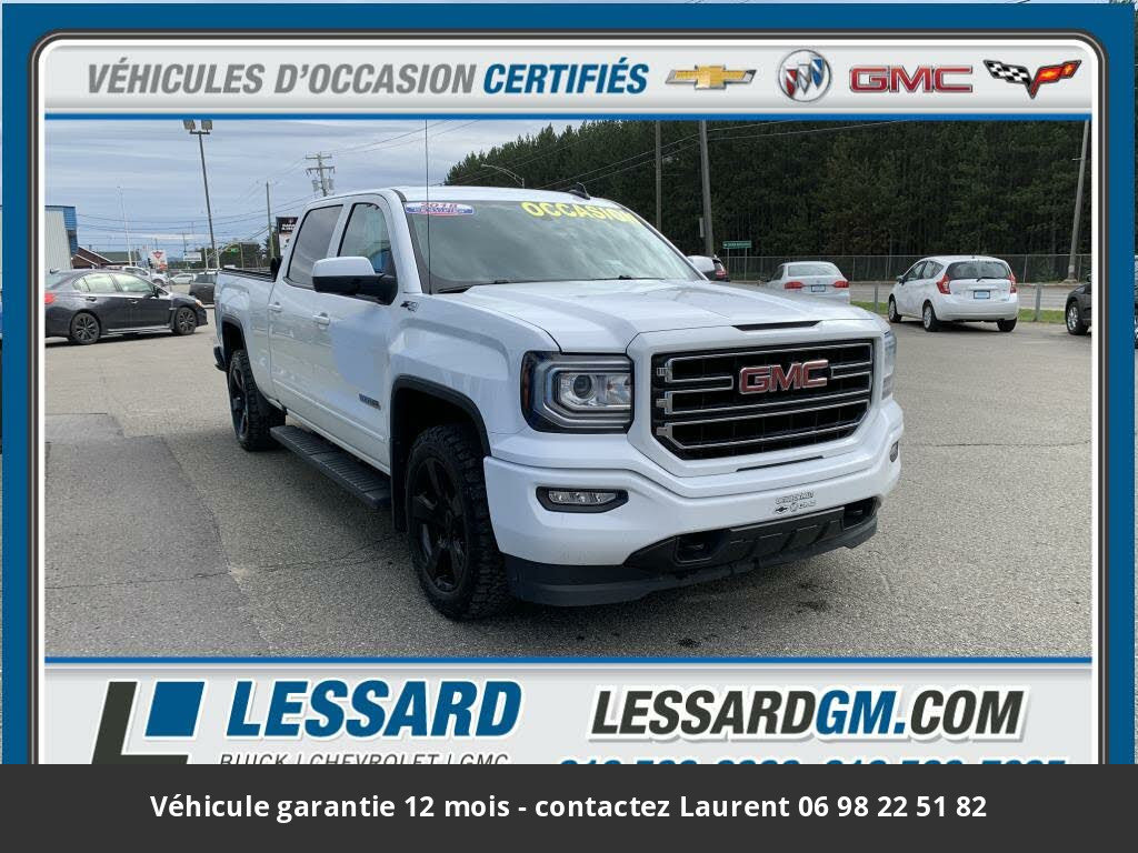 gmc sierra 1500 sle crew cab lb 4wd 2018 prix tout compris hors homologation 4500 €