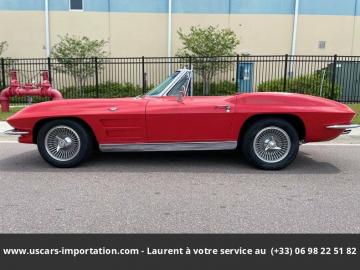 1963 Chevrolet Corvette 430 hp 3250 ci 1963 Prix tout compris