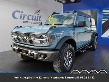 2022 Ford Bronco Badlands Advanced 4P 4X4 Tout compris hors homologation 4500e